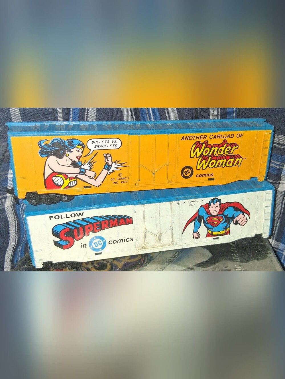 1977 TYCO Wonder WOMAN AND SUPERMAN LOT OF2